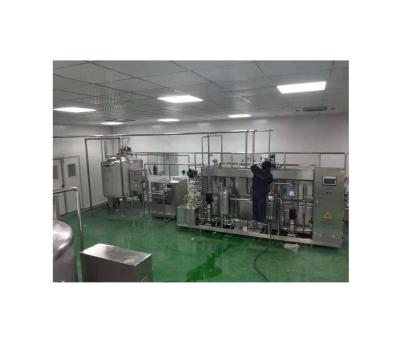 China Máquina de produção de leite de soja PLC Linha de processamento de leite aromatizado com aço inoxidável 304/316L à venda