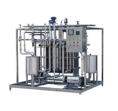 China 1000L/H Esterilizador de processamento de explorações agrícolas Pasteurizador de leite para máquina de pasteurização de leite à venda