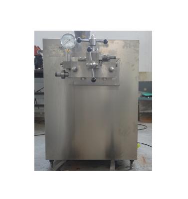 China Emulsify Effect 1500L/H High Pressure Hard Ice Cream Homogenizer for Yogurt Production for sale