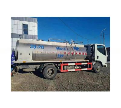 China 380V / 3PH/ 50HZ gekoelde grote melkkoeler tanktruck voor het transport van melk Te koop