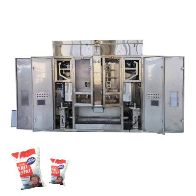 中国 4000-6000 Pouch/Hr 2 Head Aseptic Pouch Packing Machine For Milk Juice Bean Milk Peanut Milk 販売のため