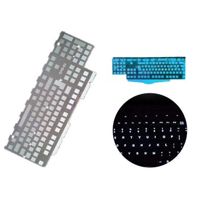 China Telecommunication equipment more than 10 year experience OEM one-stop solution manufacturing new design light guide film dome array for lighting keyboard for sale