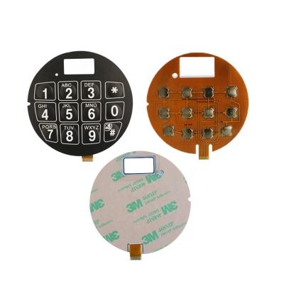 China Telecom Equipment OEM/ODM Ink-proof And Waterproof Tactile Membrane Switch For Devices Keypads With FPC for sale