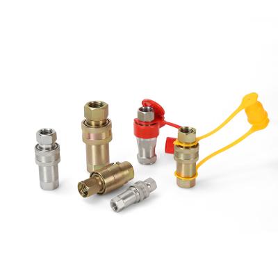 China Hydraulic pump Quick Connectors Joint Kit Hydraulic Quick Hose Coupler Garden Hydraulic Brass Stainless Steel Quick Coupling 1/4