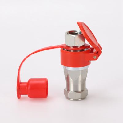 China Hydraulic Quick Connect Coupler Nipple Couplings Agricultural Machinery KZD Series ISO16028 5000 Psi Thread lock 1/4