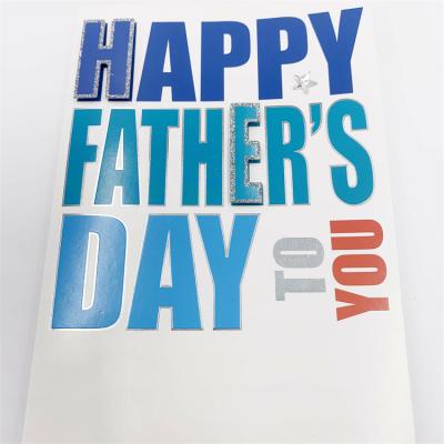 China Europe Custom Happy Father's Day Assorted 3D Greeting Cards Wish Cards Father's Day for sale