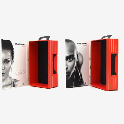 China Wholesale Custom Recyclable Coated PP Paper Integrated Hang Fashion Sports Earphone Packaging Box Luxury Gift Box for sale