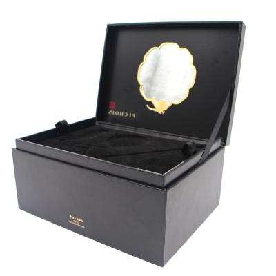 China Wholesale Recyclable Embedded Logo Environmental Protection EVA Tray Gift Jewelry Box Box Customizable Gitf Embedded Cosmetic Box for sale