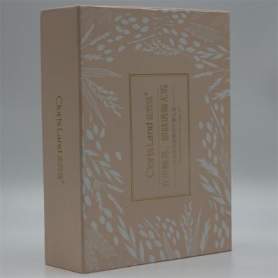 China Beautiful Recyclable Custom Logo Printed Folding Cosmetics Gift Box Packaging Luxury Custom Folded Cosmetics Pink Paper Gift Box For Girls for sale