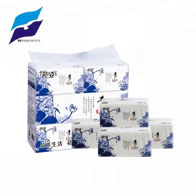 China Environmental Friendly Wholesale 3 Sheets Soft 130 Ply Facial Tissue Paper For Family And Office for sale