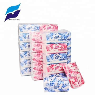 China Eco-friendly paper 200 wanan sheets 2 ply porcelain soft pack facial tissue for sale