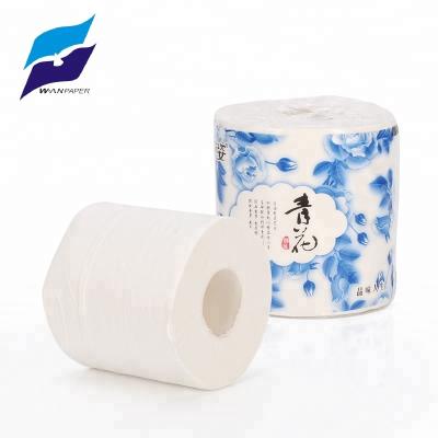 China Blue and White Style Porcelain Soft Comfortable 4 Ply Standard Toilet Paper Rolls with 10 Packs for sale