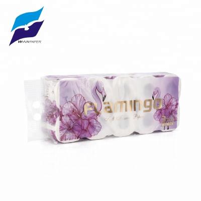 China OEM Flamingo Soft Comfy Themed Soft Toilet Paper Rolls Skin Friendly Wholesale for sale