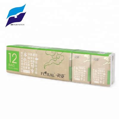 China Eco-friendly paper mill mini design 4 ply bamboo pulp tissue pouch package for custom OEM for sale