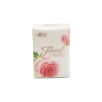 China High Quality Pocket Tissue Wanan Floral Rose Virgin 4Ply Romance Wood Pulp White Pocket Cloth for sale