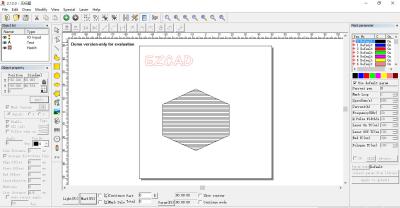 China Ezcad2 de Machinesoftware van de Lasergravure voor Scherpe Document/Doek Te koop