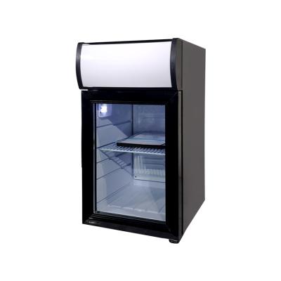 China UNIBAR COMPRESSOR USDF-21T-3 COMPRESSOR Fridge Display Commercial Refrigerator Display Glass Door Refrigerator for sale