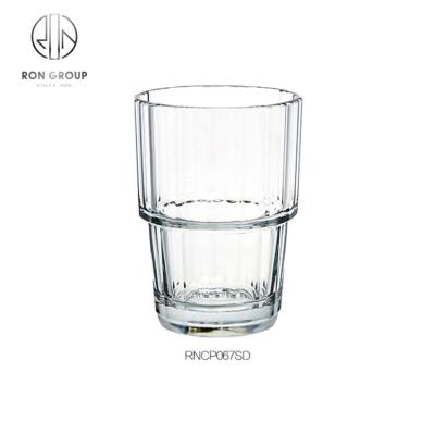 China Durable Hot Selling Glass Whiskey Tumbler Glasses For Restaurant Wedding Buffet Plastic Cup for sale