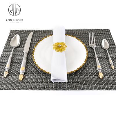 China Wholesale price hotel restaurant buffet tableware and fork knife workable set popular stainless steel buffet dinner spoon metal cutlery for sale