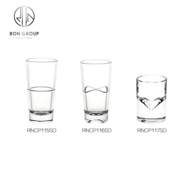 China High Quality Plastic Clear Tumbler PC Whiskey Wine Shot Glass PC Food Grade Restaurant Hotel Food Grade Plastic Tumbler Cup White Wine High Quality Material for sale