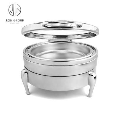 China Hot Selling Hotel Buffet Food Equipment Food Warmer for Round Chafing Dish Buffet Chafing Dish Buffet Set Supply Food Warmer for sale