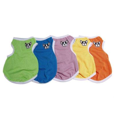 China Cool Dog Pet Sports Clothing Summer Breathable Hollow-out Sustainable Vest for sale