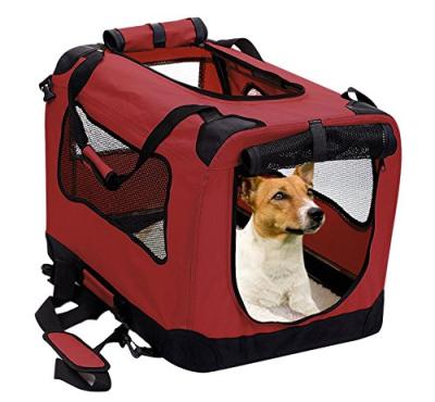 China Steel Frame Durable High Quality Strong Foldable Travel Dog Crate for sale