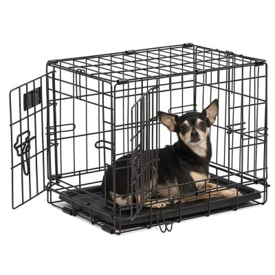 China Viable High Quality Double Door Size Multiple Metal Dog Cage for sale