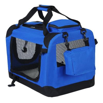 China Sustainable OEM 600D Portable Waterproof Oxford Pet Carrier for sale