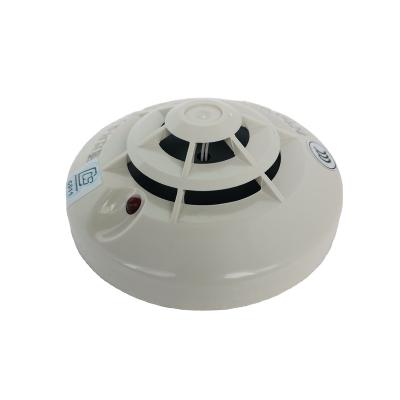 China Remote Control Smoke And Heat Combo Detector Photoelectric Wired Smoke Detector for sale