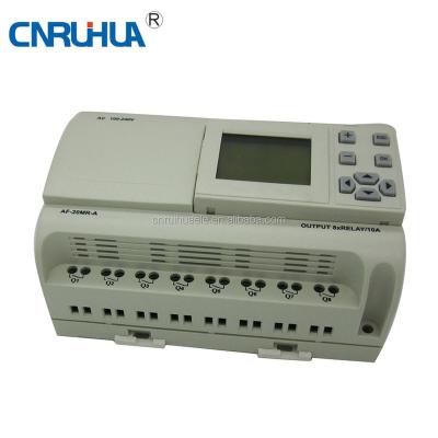 China 12 input 8 point relay output mini PLC controller AF-20MR-A for sale