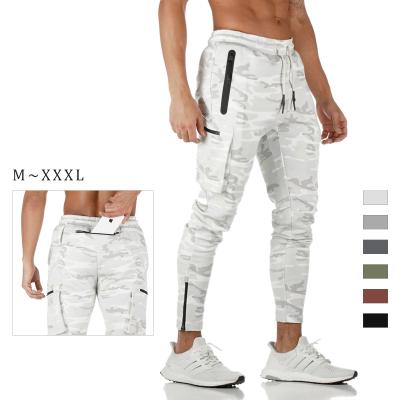 China Wholesale Custom Logo New Design Mens Gym Anti-pilling Pants Camouflage Mens Sweatpants Joggers With Pockets for sale