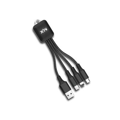 China Hot Sale MP3/MP4 Player CL-102 LED Light Short 3 In 1 USB Charging Cables for sale