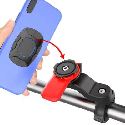 China Universal Adjustable 4 - 7.2 Inch Buckle Lock Phone Case Twist Lock Motorcycle Bike Phone Holder Bike Phone Mount for sale