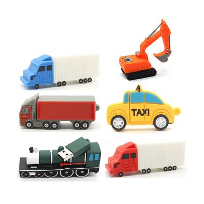 China Customized: for Custom Logo Silicon Usb Flash Drives USB 2.0 3.0 Pen Drive Train Plane Company Vehicle Flash Memory 8GB 16GB 32GB 64GB 128GB for sale