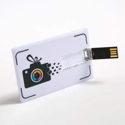 China Customized: for company business card Cheapest USB 2.0 full color printing popular advertising 8GB Pendrive 16GB credit card USB flash drive for sale