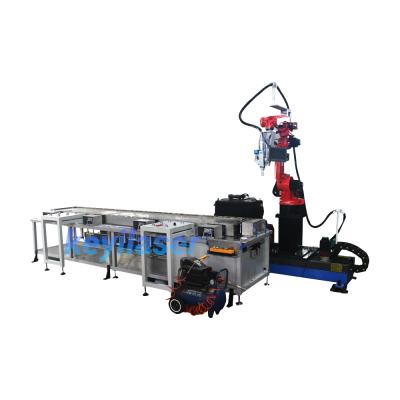 China Carbon Steel 6 Axis Welding Robot Arm Welding Machine for sale