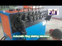 380V 50Hz Steel Ring Making Machine Servo Feeding Automatic Turning Machine