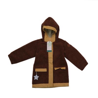 China China Factory High Quality Good QUICK DRY Customization Recycled Polyester Kids Hybid Sherpa Long Jacket for sale