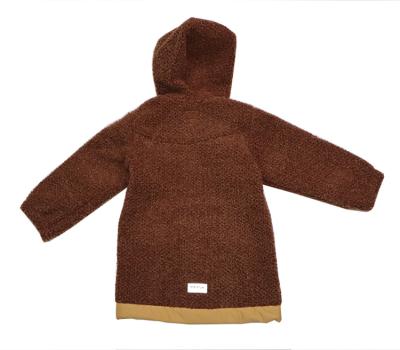 China QUICK DRY custom made double side kids lamb wool coat keep warm winter fur fleece kids coat reversible jacket for sale