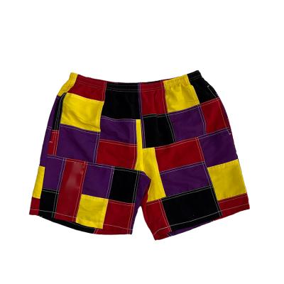 China Customization quick-drying high quality men's factory direct sales block swim shorts for sale