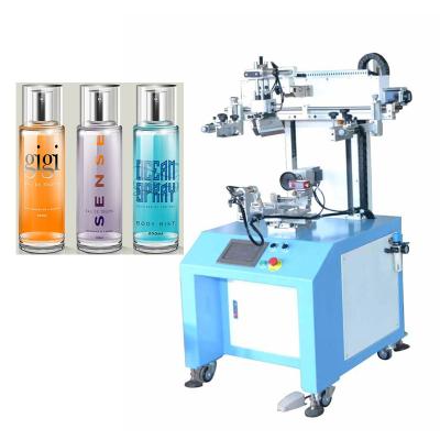 China Factory Logo Color Plastic Bottle Curved Silkscreen Printing Machine Screen Printer for Bottles for sale