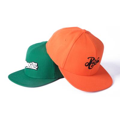 China Material Common Good Quality Wool Blank Logo Hip Hop Cap and Snapback Hats For Men for sale