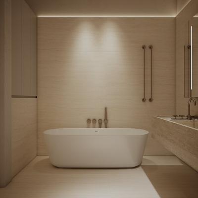 China Foshan 600*1200mm Modern Bathroom Toilet Kitchen Porcelain Glazed Tiles Marble Bathroom Wall Floor Ceramic Tiles for sale