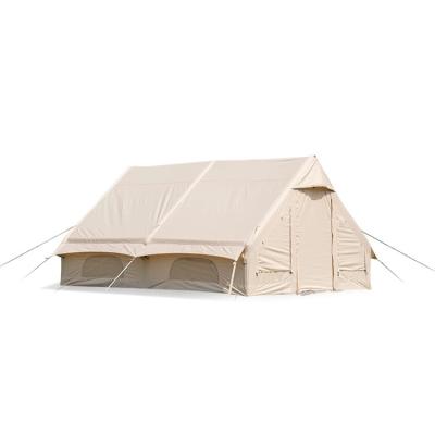 China Extended Type Large Area Outdoor Camping Sun Shelter Waterproof Cotton Glamping Hiking Mongolian Yurt Travel Tent for sale