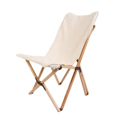 China Outdoor Portable Folding Chair Butterfly Easy Carry Chair Fishing Leisure Solid Wood Ultra Light Folding Chair Sketching Folding Stool for sale