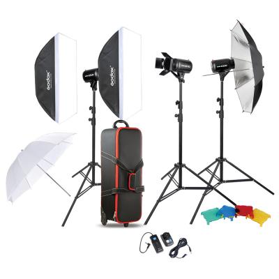 China Godox SK400II x3 Flash Mount Strobe Instant Kit 400Ws 2.4G Bowens Kits For SK400II Photographic Lighting Kit for sale