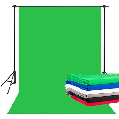 China Factory Saving 50% Blue Screen Muslin Backdrop Chroma Key Chroma Key Photographic Backdrop Chiffon Photography Backdrop Cloth Directly for sale