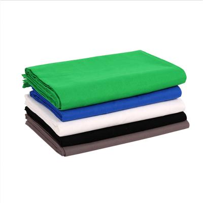 China Wholesale Green Chromakey Chiffon Screen Cloth Chromakey Green Muslin Screen Backdrop Cloth With 4 Staples For Photo Studio Video Photography for sale