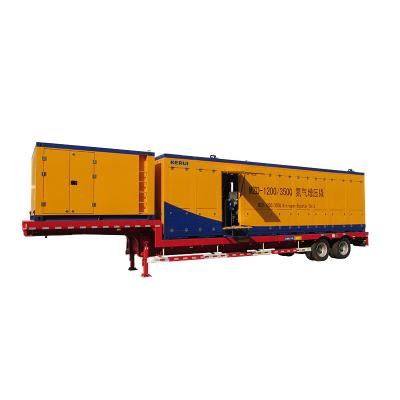 China Trailer Mounted Nitrogen Membrane Unit Produce Nitrogen Gas Membrane Nitrogen Unit For Oil Feild for sale